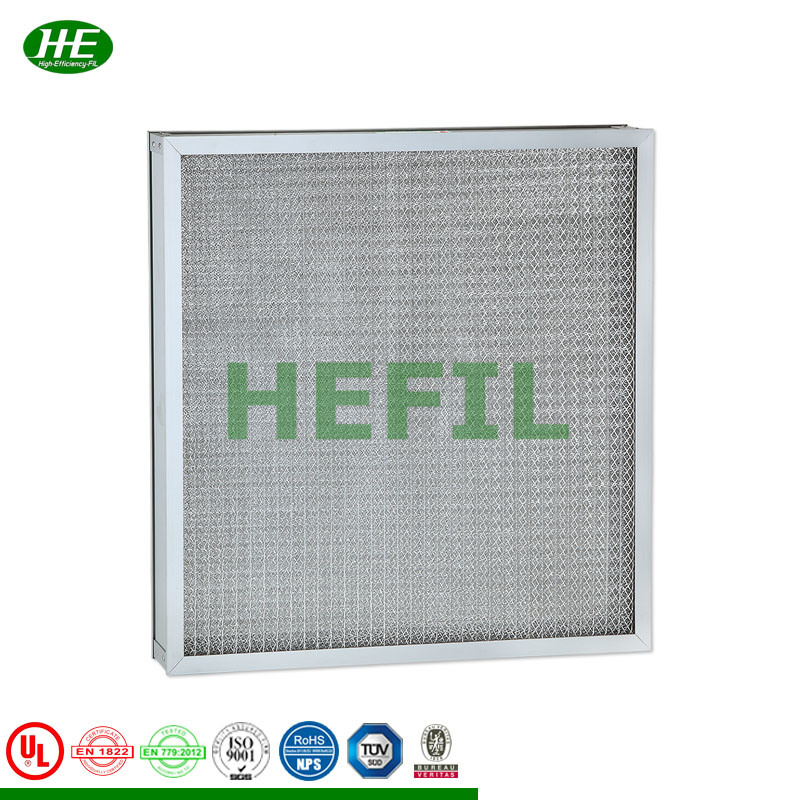 Galvanized Frame Aluminium Foil Mesh Filter for Central Air Conditioning
