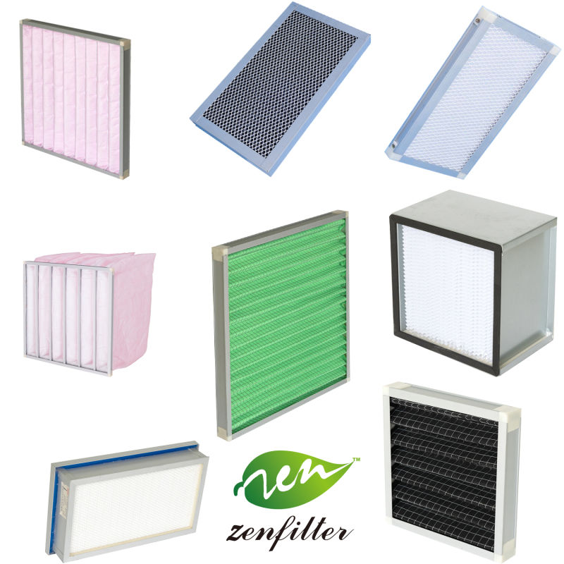 Panel Filter Is Used as a Filter for Air Treatment Cabinets Air Conditioning Systems and Industrial Systems