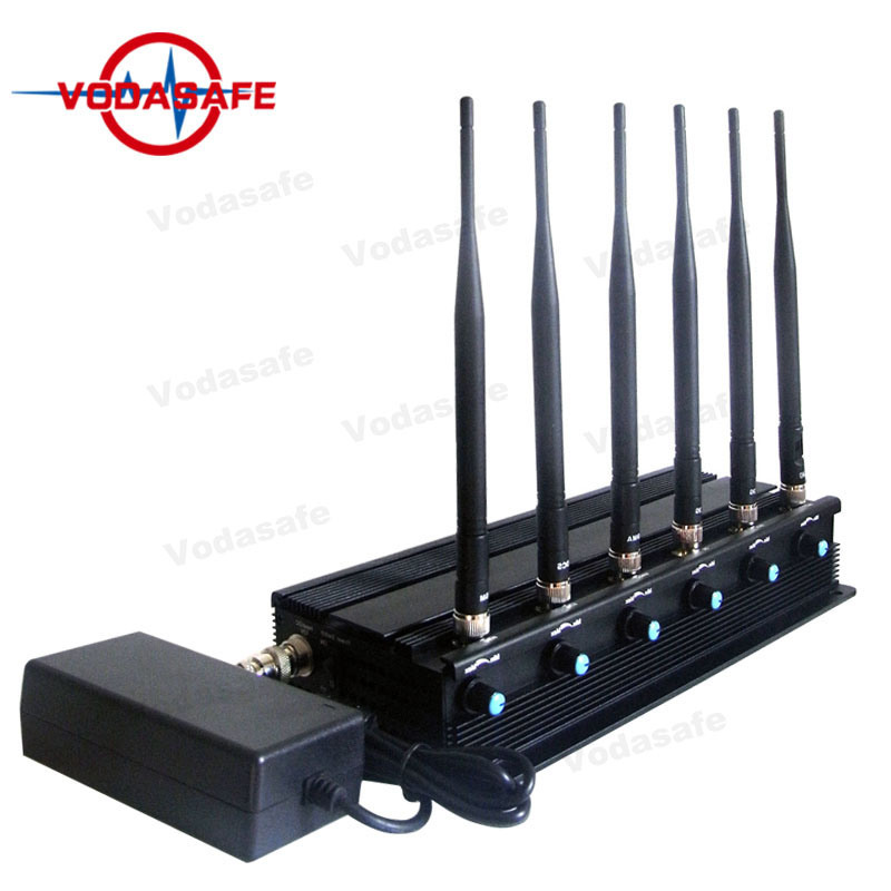 Lojack / WiFi / 4G / GPS / VHF / UHF Jamming WiFi Blocker 6 Wireless Signals Network Blocker