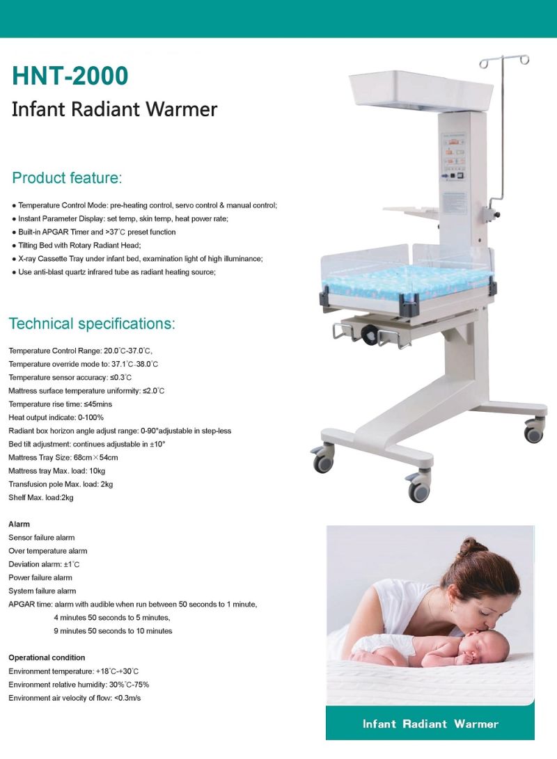 Medical Infant Equipment Medical Infant Radiant Warmer Infant Incubator Radiant Warmer Newborn Baby Infant Radiant Warmer