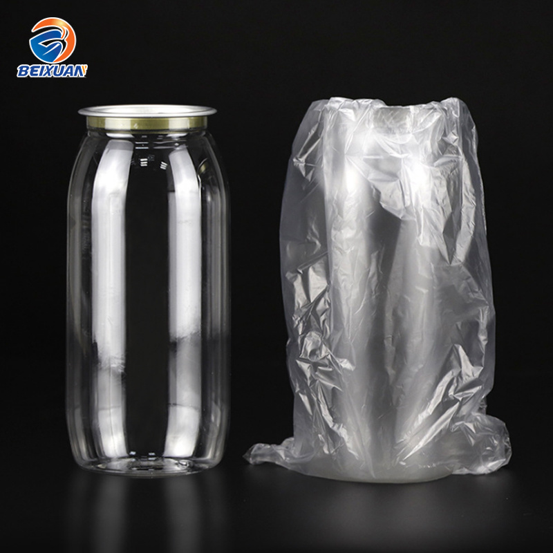 250ml 350ml 500ml Pop Top Can Easy Open Plastic Can with Easy Open Lid