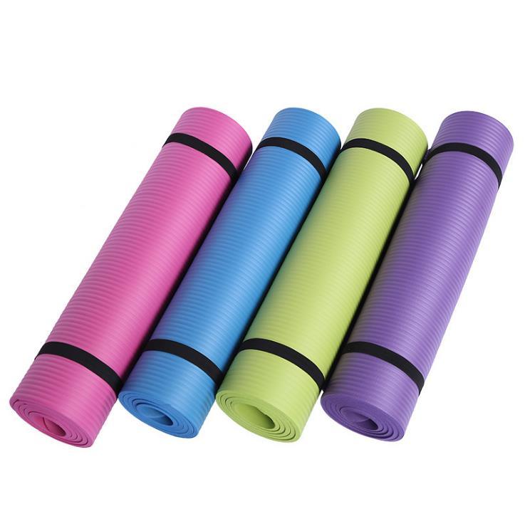 All Purpose Non-Slip Exercise Yoga Mat with Carrying Strap