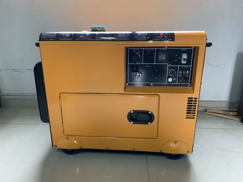 Rated Power 5kw 220V 5kw 8kw 10kw Portable Diesel Generator Silent Type Low Noise Genset Excitation Model Brushless or brush Single Phase Electric Start