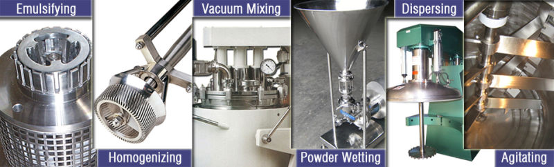Batch High Shear Mixer Inline Emulsifying Mixer with Vertical and Inline Style