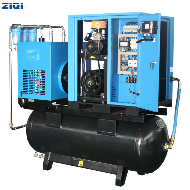 Very Practical High Quality 7.5kw Compact Mounted Compact Mounted Screw Air Compressor for General Industrial Utility