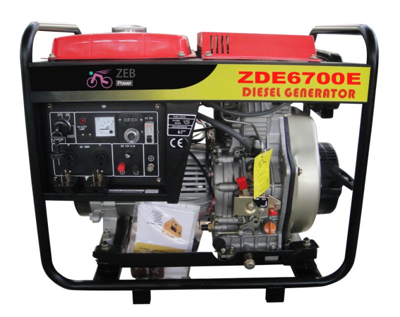 8.5kVA Single Phase Silent Type Portable Diesel Generators (ZDE12T)