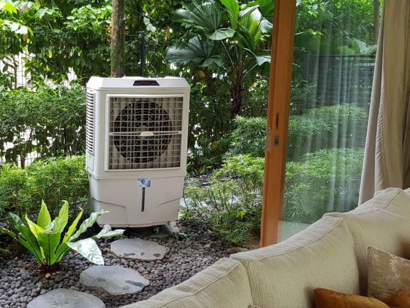 Portable Air Cooler with AC and DC Power Supply