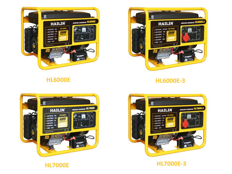Low Noise Super Power Very Light and Low Noise Gasoline Generator Set with Hand Start
