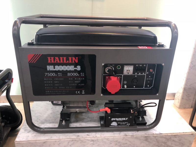 1000W Low Noise Gasoline Generator Set with Hand Start for Emergency