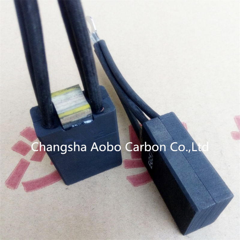 Manufacturering high quality graphite carbon brush EG571 for AC/DC motor