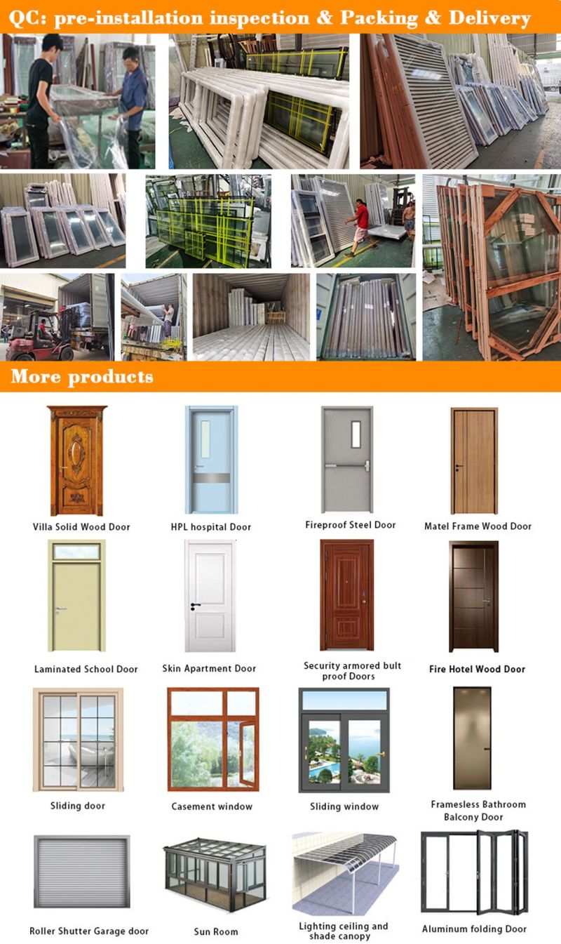 Customize Waterproof Rubber Strip Electromagnetic Lock Sliding Sound Insulation French Style Aluminum Door Design