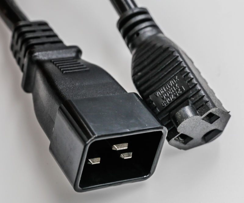 VDE IEC C19 to IEC C20 Power Cable, 10A, 250V~