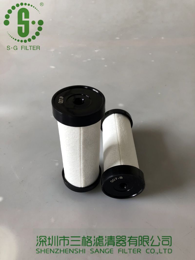 High Efficiency Good Price Compressed Inline Filter Air Filter 007-S 007-P