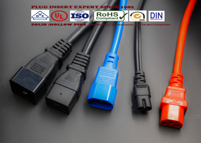 C13 / C14 IEC Power Cord Male Female /C13to C14 Power Extension Cable IEC 60320