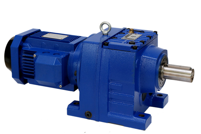 High Quality R Series Inline Gear Reducer 1400 Rpm R Series Inline Gear Reducer 1400 Rpm Motor Speed Reduce Gearbox