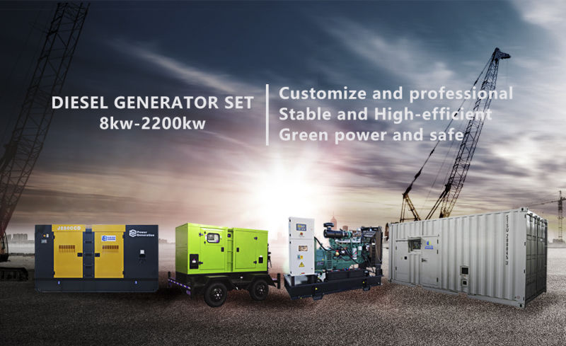 300-1800kw Soundproof Silent Container Type Industrial Power Diesel Generator