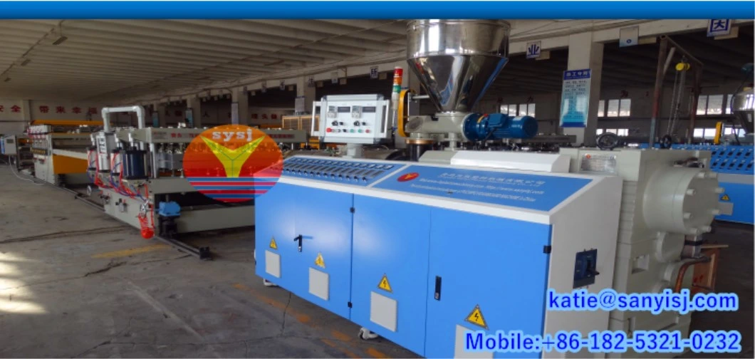 Plastic Extruder Machinery PVC WPC Foam Board Extrusion Machine