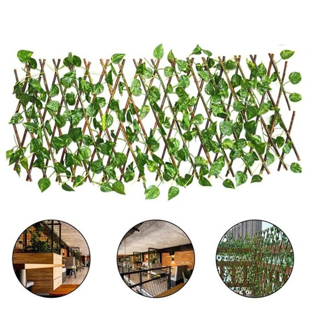 Wholesale Garden Plastic Decorative Leaf Wall Artificial Artificial Leaf Fence
