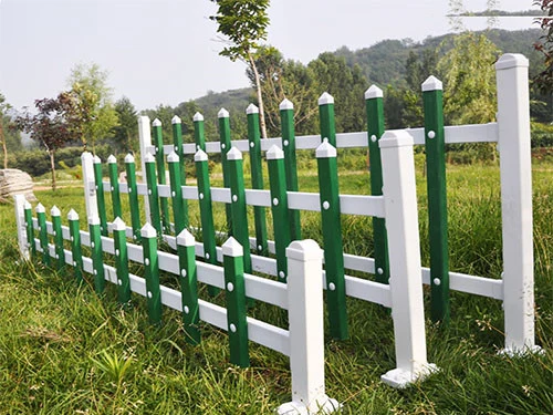 White Plastic Vinyl Garden Picket Fence Temporary Fencing