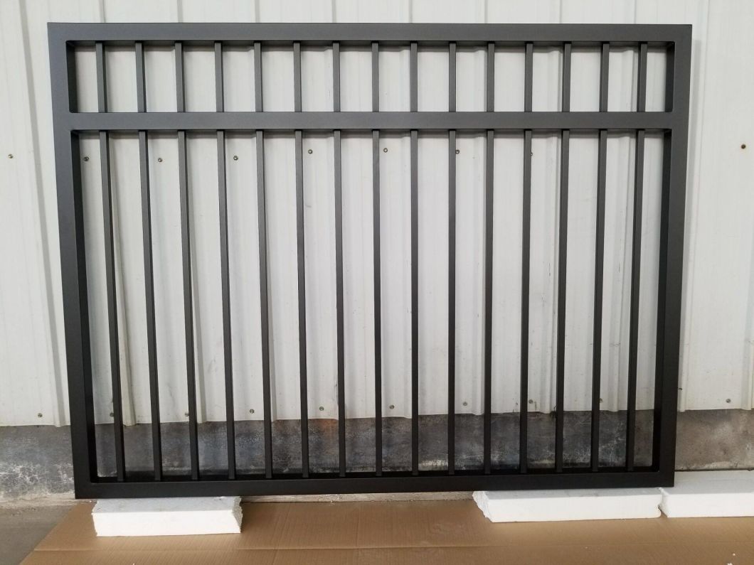 Anti Thief Galvanized Steel Garden Fences Easily Assembled Waterproof Residence Community Fence