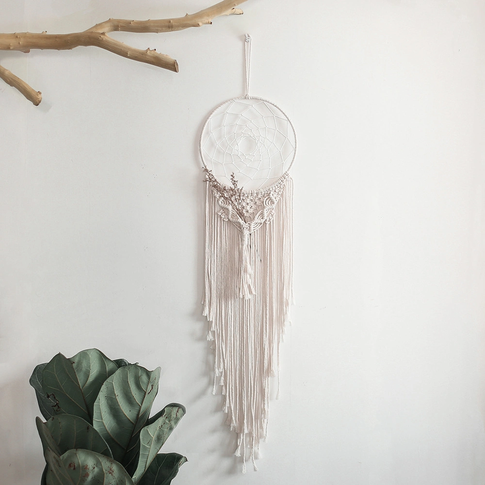 DIY Dream Catcher Woven Feather Wall Hanging Handmade Dreamcatcher Boho Tassels Decor Home Decor Feather Dreamcatcher