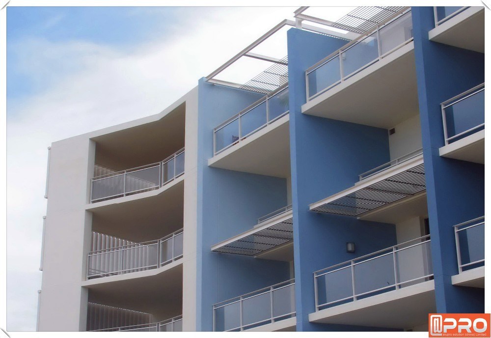 Modern Design Frameless Glass Balustrade Balcony Railing Fence Handrail