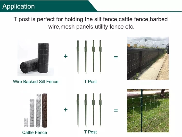 Cheap Fence T Post Galvanized Steel Fence Posts