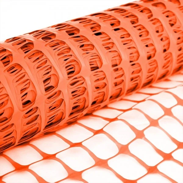 Orange Safety Net Barrier Fence Plastic Mesh Barricade Net