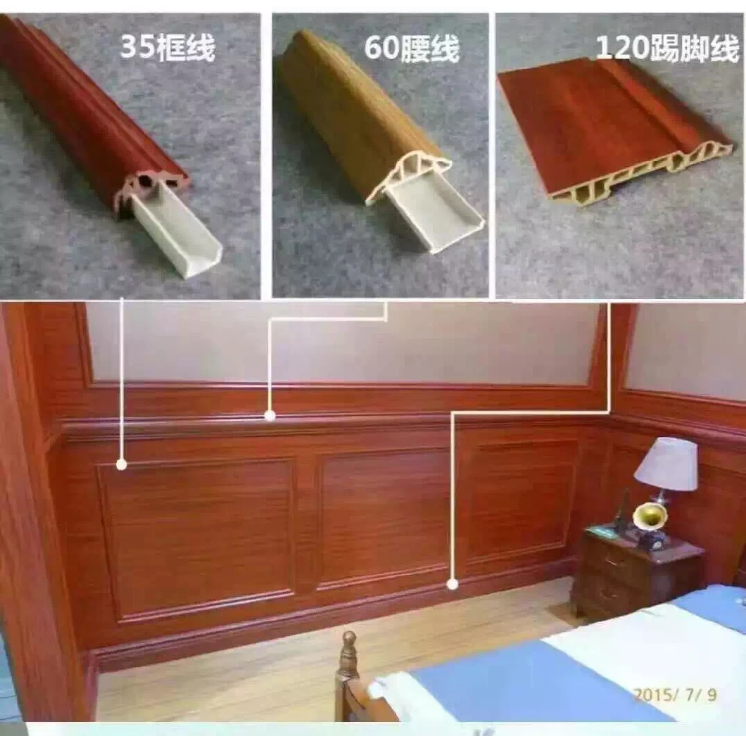 Ecologically Friendly WPC Skirting/Wall Skirting Decoration Line
