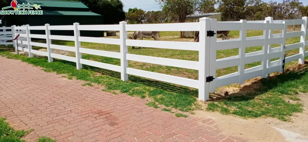 UV Protection 4 Rail Fence Horse Paddock Fence