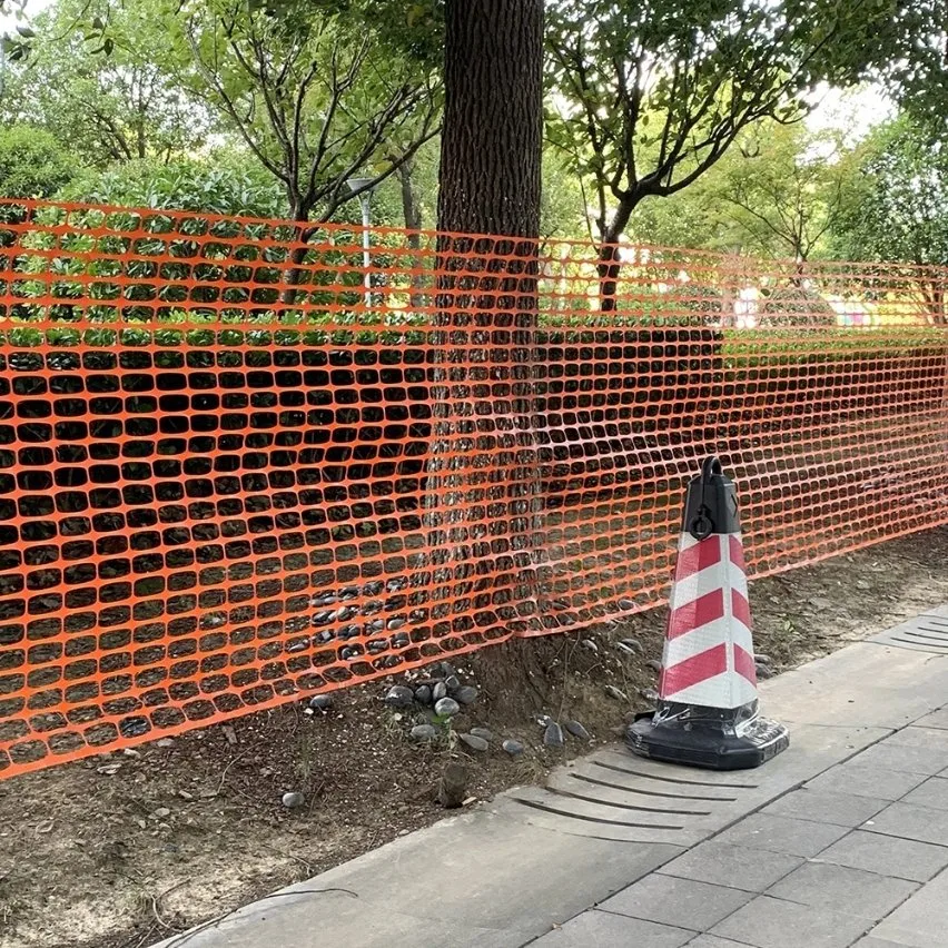 Orange Safety Net Barrier Fence Plastic Mesh Barricade Net
