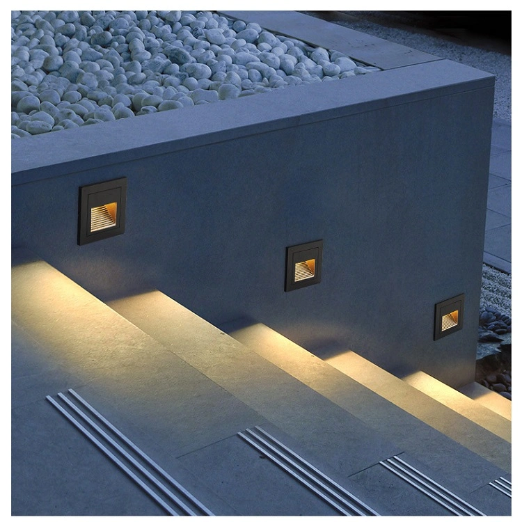 Distributor Wall Lamp Wall Light LED Wall Footlight Recessed Inwall Lighting 2W LED Corner Step Light