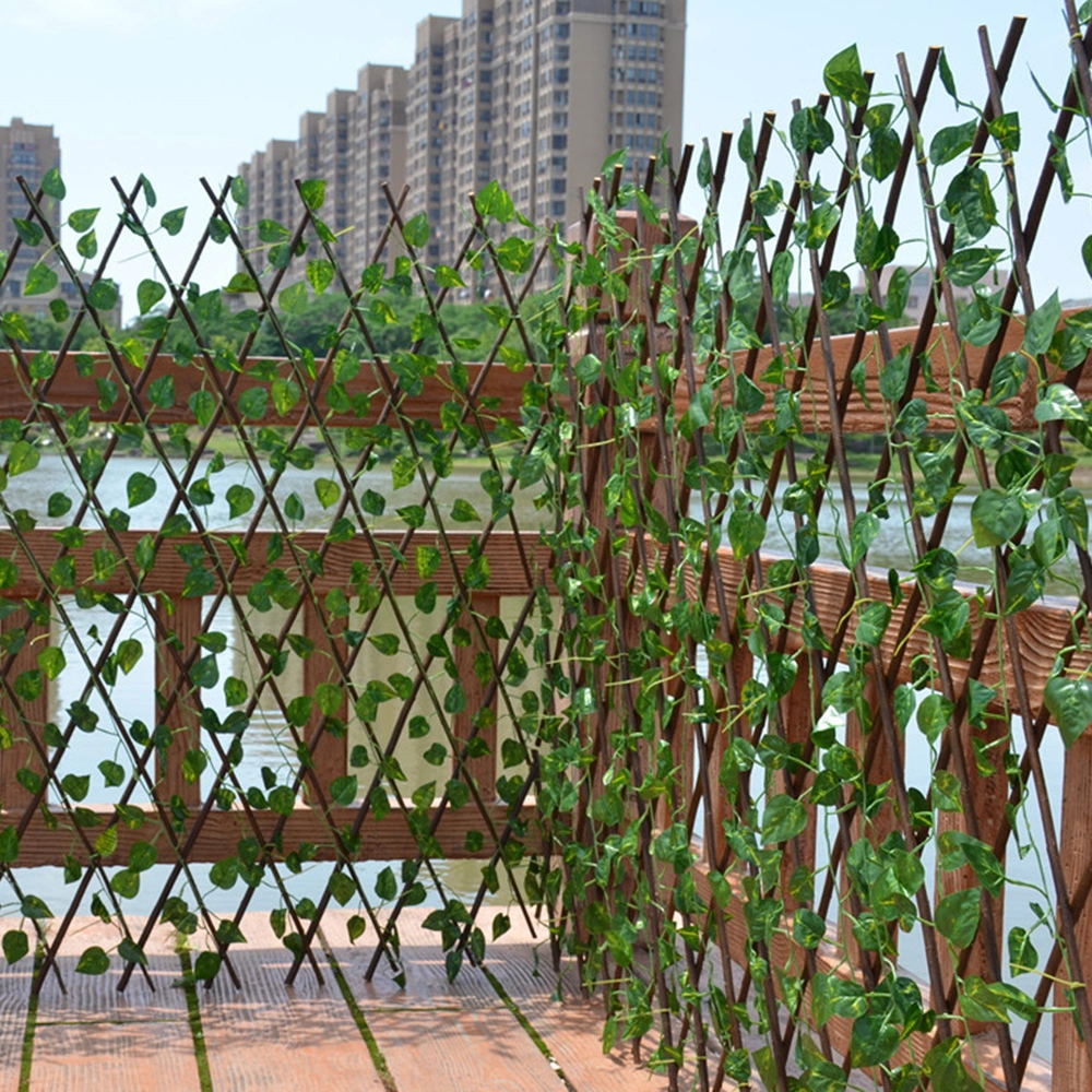 Wholesale Garden Plastic Decorative Leaf Wall Artificial Artificial Leaf Fence