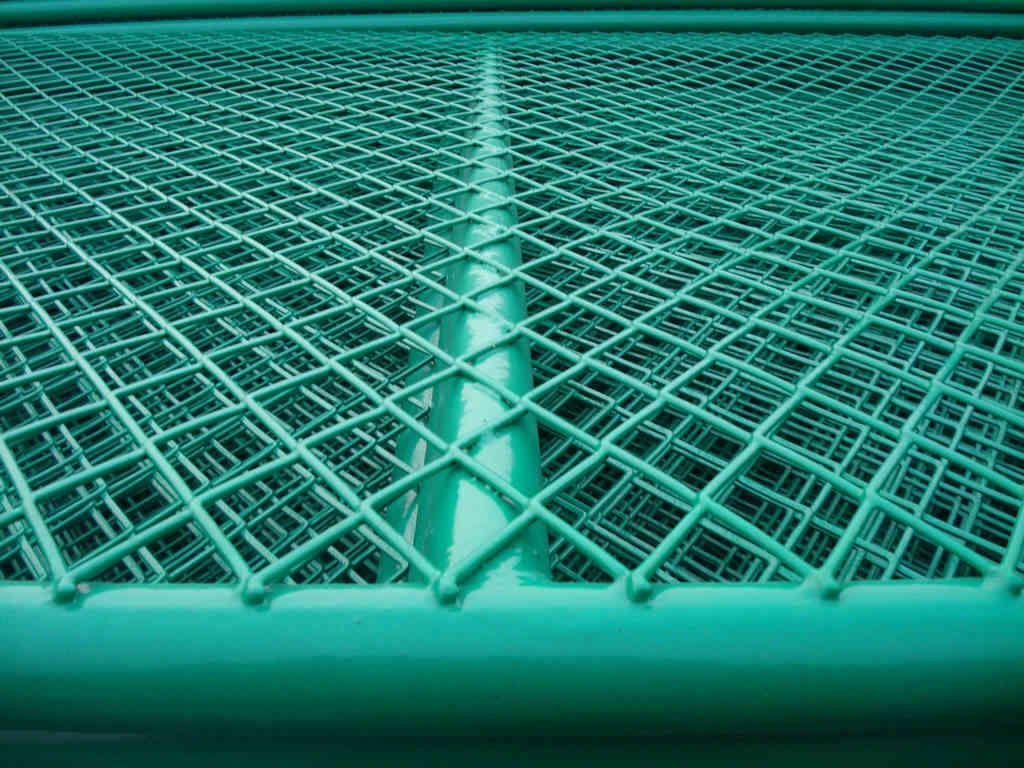 Black Welded Wire Fence Mesh Panel Farm Wire Mesh Fence Double Wire Fence