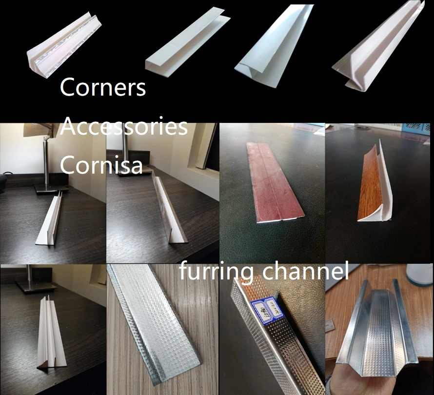 (L) PVC Clip Corner Jointer Corner Moulding Cornisa Cornice