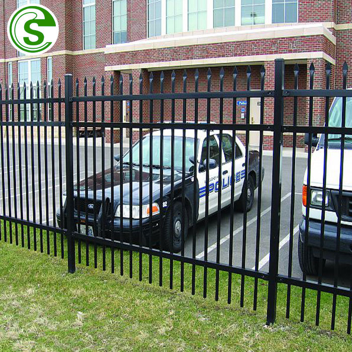 Standard Steel Picket Fence Ornamental Tubular Fence Suppliers