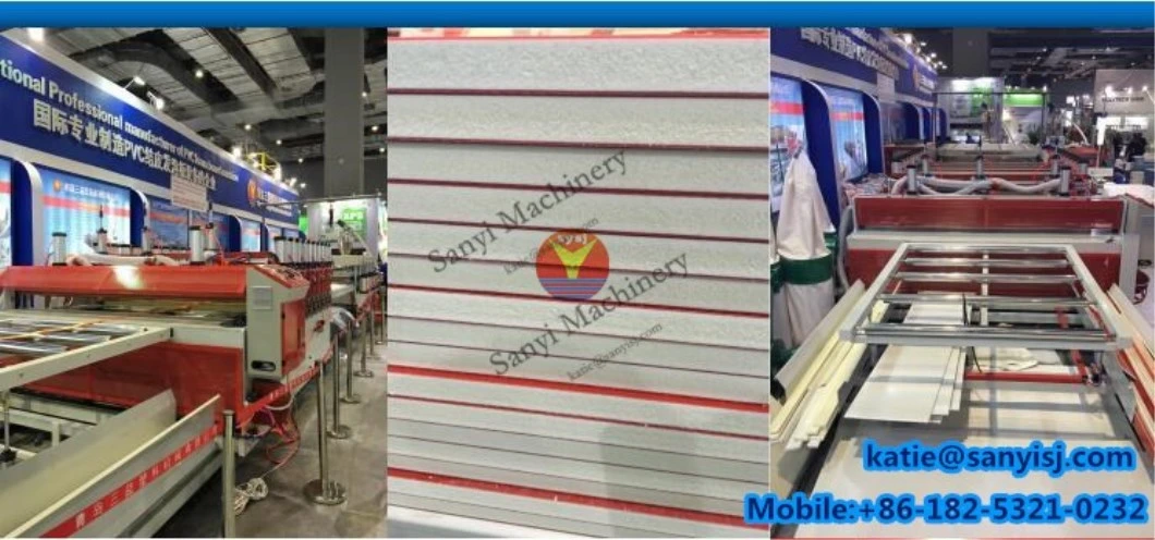 PVC Sheet Extrusion Line (SJSZ80/156) /Plastic Celuka Board Machine