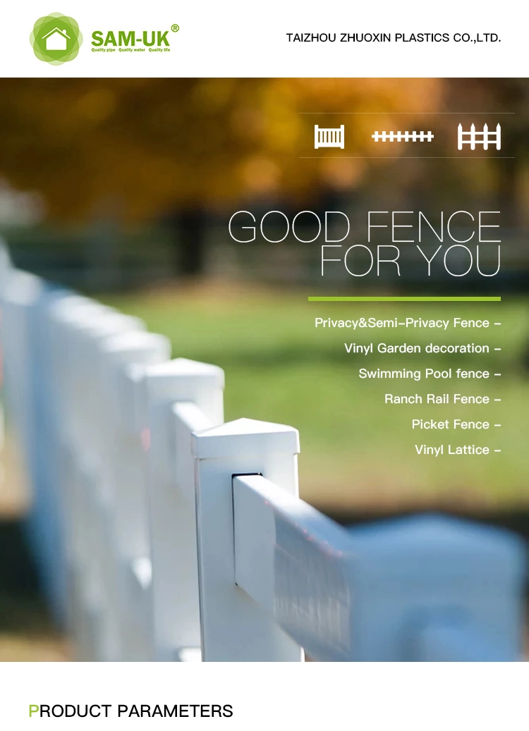 4' X 8' Cape Cod Vinyl Picket Fence Front Yard