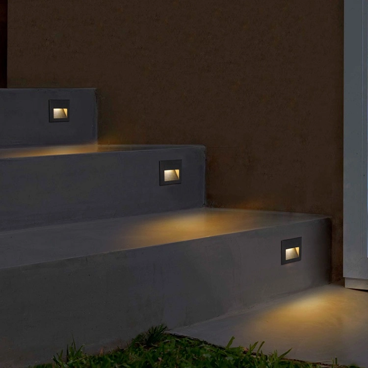 Distributor Wall Lamp Wall Light LED Wall Footlight Recessed Inwall Lighting 2W LED Corner Step Light