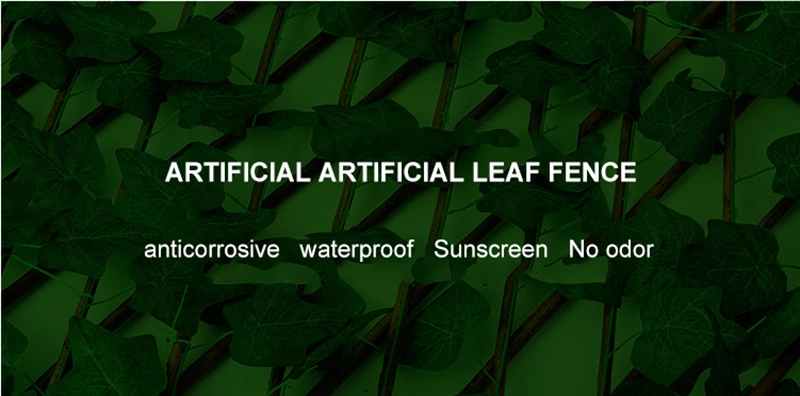 Flexible Artificial IVY Privacy Leaf Trellis Fence with High Quality