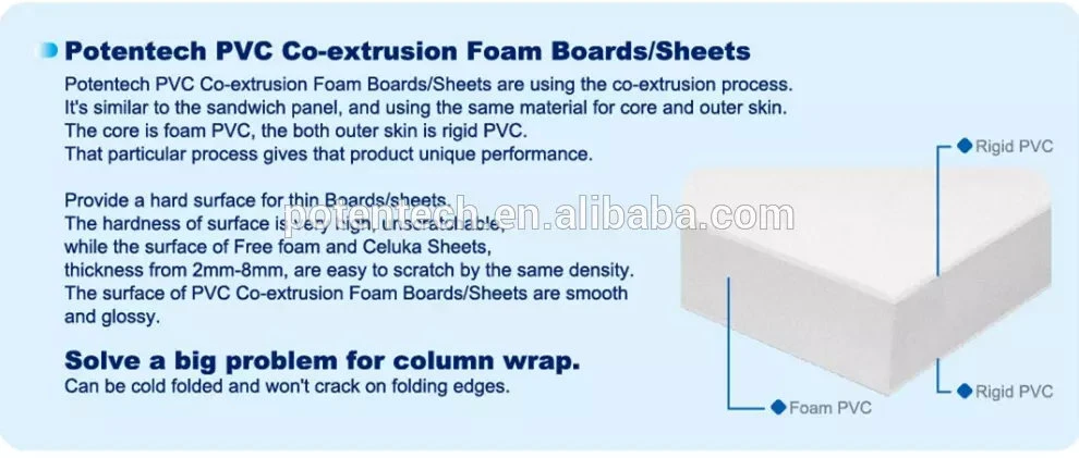 UV Printing Sintra Foam Sheet Rigid PVC Celuka Foam Board PVC Plastic Forex Sheet