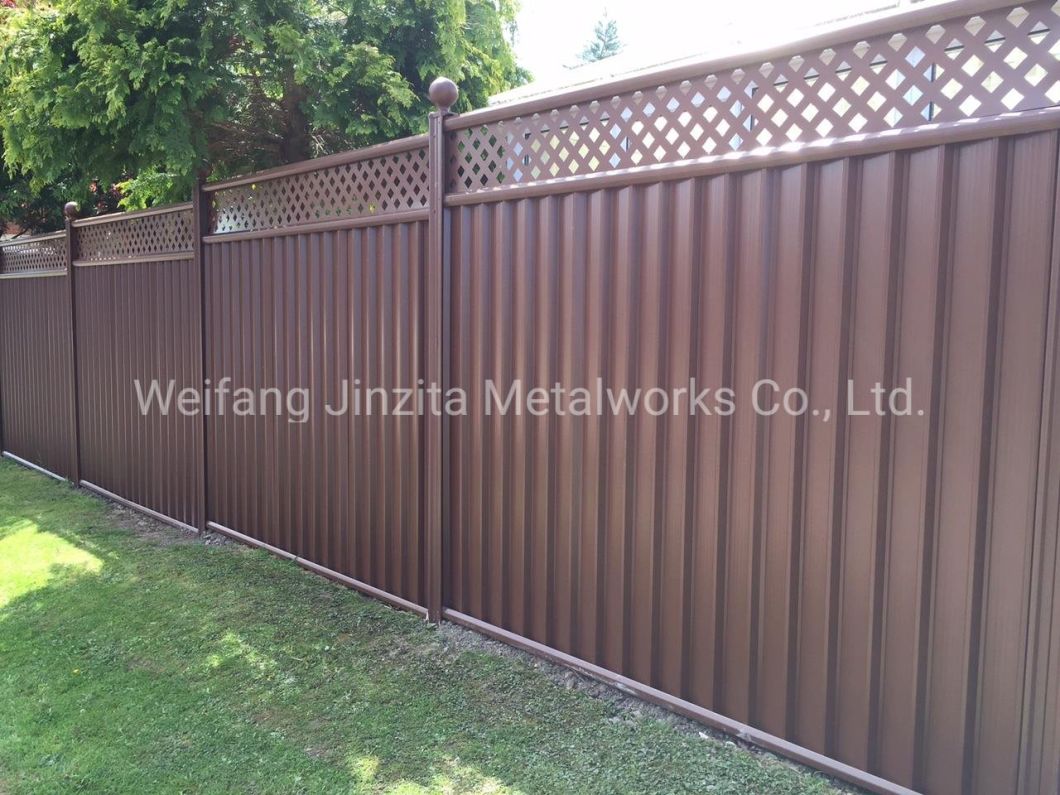 Metal Fence Panels Colorbond Steel Fence Metal Zigzag Fencing Currugated Steel Fence