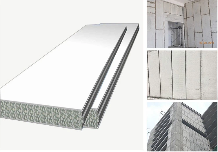 Prefab House Materials EPS Cement Sandwich Exterior and Interior Wall Panel
