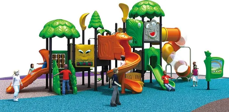 Famouse Brand Kaiqi Green Tree Outdoor Playground for Kids Kindergarten, Community, Park, Community