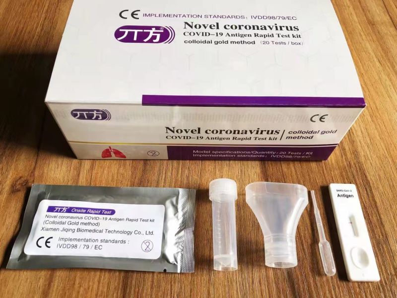 CE FDA Certified Saliva Salivary Antigen Rapid Test Cassette (swab) Test Kit Testing