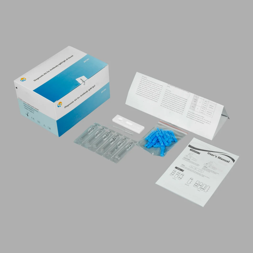 CE Igm Igg Approval Antibody Test Cassette Colloidal Gold Igg/Igm Home Rapid Detection Test Kit