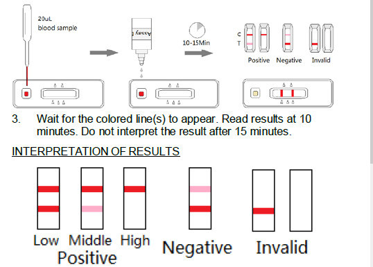 Ca 19 Test Rapid Neutralizing Antibody Test with CE/ISO13485