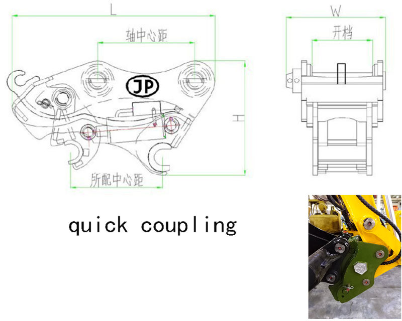 Electric Explosion-Proof Excavator with Quick Coupling