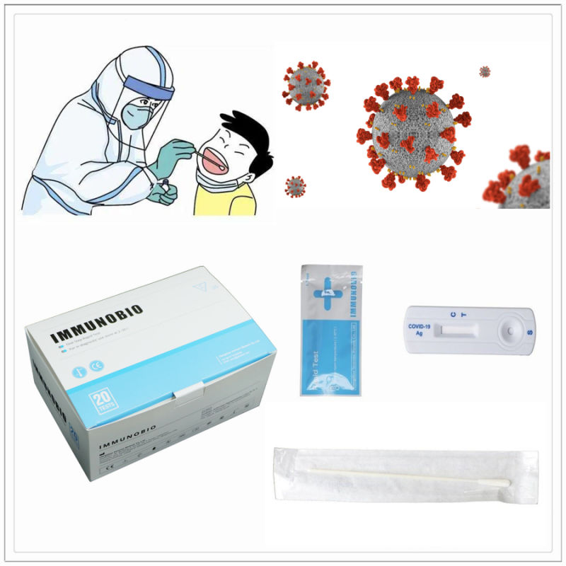 C Virus 2019 Antigen Rapid Diagnostic Kit Single Way Test CE