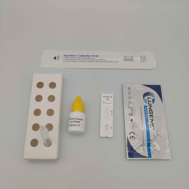 Clungene Antigen Rapid Test Cassette (saliva method) Testing Kit